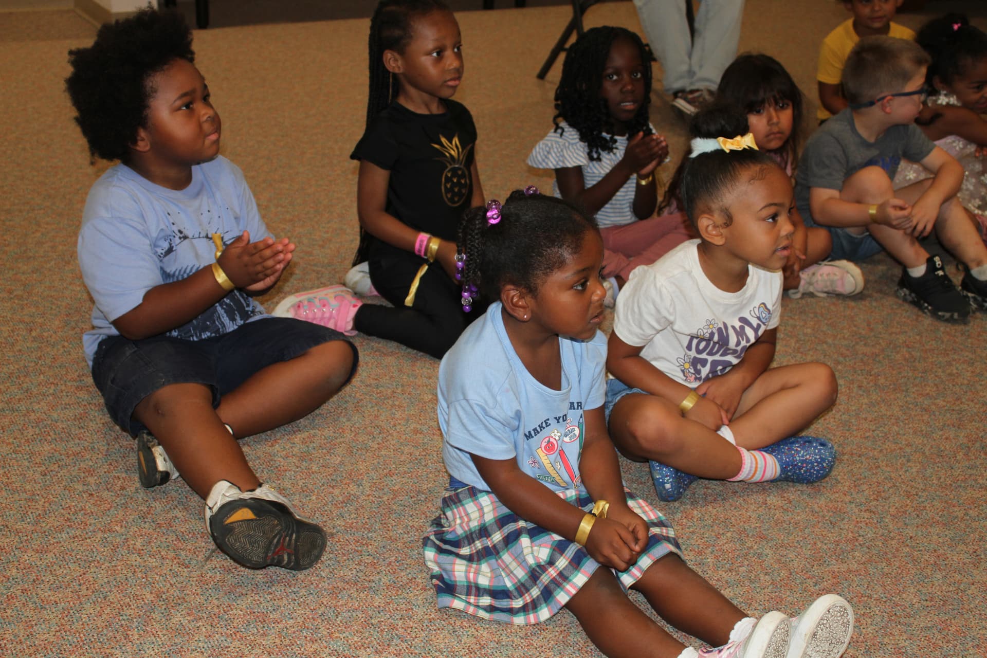 Children together at circle time